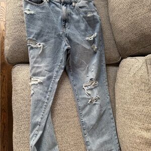 Pistola Light Blue Distressed Boyfriend Jeans